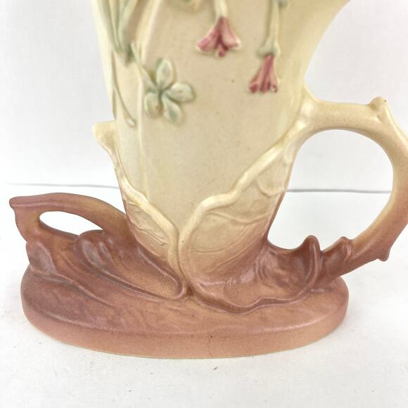 Vintage Hull Art Pottery Wild Flower Cornucopia Vase - Picture 2 of 8